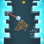 Blocky Hill Tower Game
